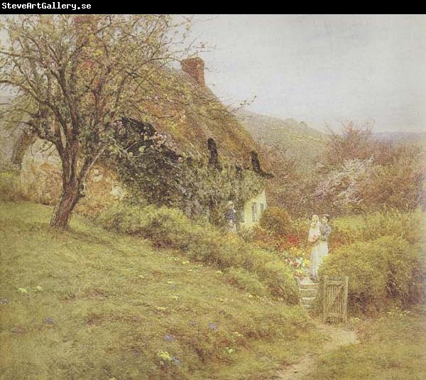 Helen Allingham,RWS South Country Cottage (mk46)